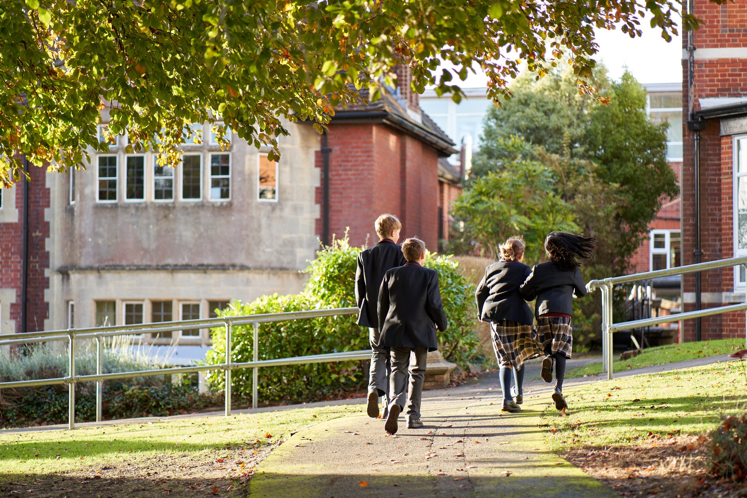 Pupil and teacher working together